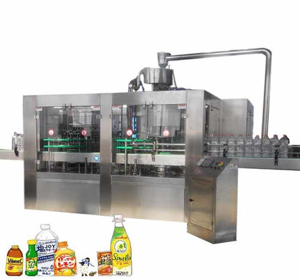 เครื่องบรรจุเครื่องดื่มอัดลมอัตโนมัติ / เครื่องบรรจุของเหลวสำหรับขวด PET ผู้ผลิต