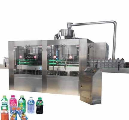 เครื่องบรรจุเครื่องดื่มอัดลมอัตโนมัติ / เครื่องบรรจุของเหลวสำหรับขวด PET ผู้ผลิต